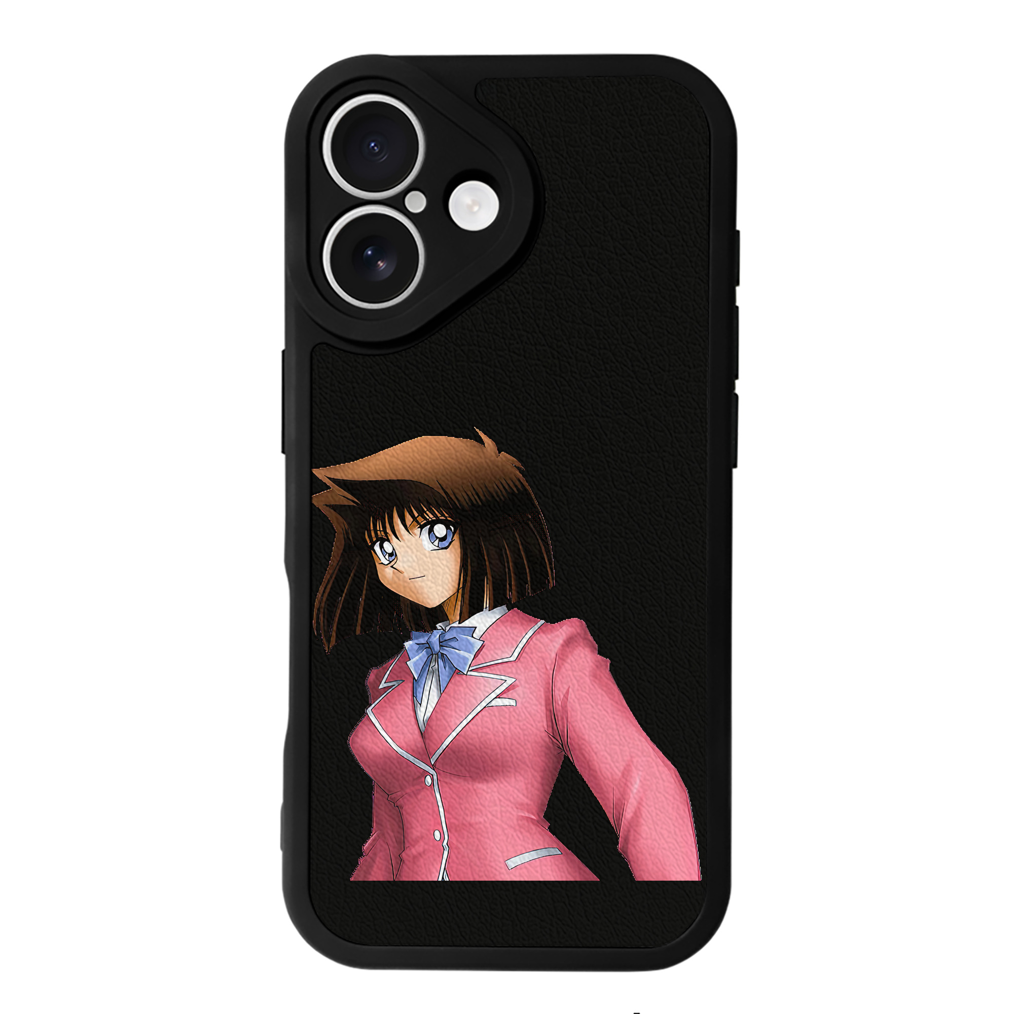 （画像用） 遊☆戯☆王 Yu-Gi-Oh! 【iPhone 16シリーズ対応】シリコンスマホケース（レザー調） 材質：シリコン